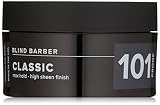 Blind Barber 101 Proof Classic Hair Pomade for Men - Water Based Pomade with Hops & Tonka Bean - Strong Hold & High Shine Finish - Paraben & Sulfate-Free Hair Styling Products (2.5 oz)