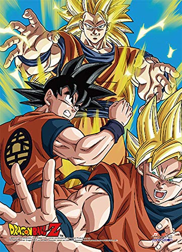 Great Eastern Entertainment 81300 Dragon Ball Z Goku Group High-End Wall Scroll