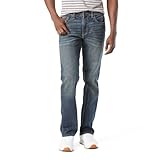 Levi Strauss Signature Gold Men's Relaxed Fit Flex Jeans (Available in Big & Tall), Headlands, 32W x 32L