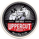 Uppercut Deluxe Easy Hold Pomade 3.1oz / 90g – Light Hold Matte Finish Men's Hair Pomade, Natural Texture & Volume, Water Based Cream Pomade, Weightless Flexible Control, Easy Wash Out Styling Product