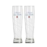 Michelob Ultra Pilsner Glass Altitude Pilsner 16Oz Clear