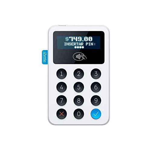 Zettle by Paypal Lector de Tarjetas de Crédito/Débito, Bluetooth, color Blanco