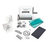 Sizzix Sidekick Starter Kit 661770 Portable Manual Die Cutting & Embossing Machine for Arts & Crafts, Scrapbooking & Cardmaking, 6.35 cm Opening, 2.5" Opening, White