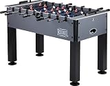 Fat Cat Rebel 4.5 Foot Foosball Table, Soccer Table Game with Quick Snap Rods, Blue Playing Field, Abacus Scoring, Includes 4 Foosball Balls