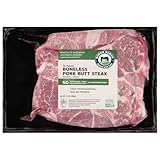 Niman Ranch Pork Butt Steaks Boneless 12 Oz Pack Of 2