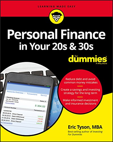 Personal Finance in Your 20s and 30s for Dummies book cover