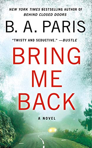Bring Me Back book cover
