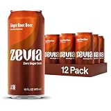Zevia Zero Sugar Soda Ginger Root Beer 16 Oz Cans 12 Pack Na