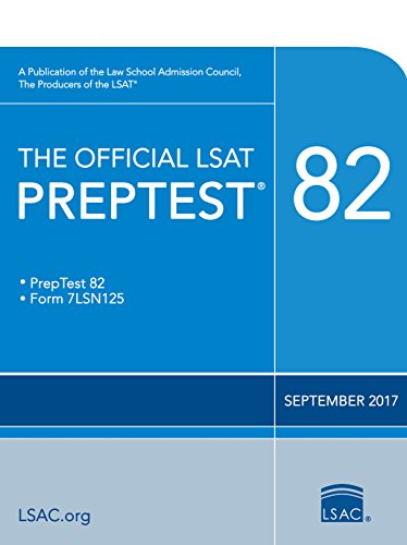 The Official LSAT PrepTest 82 (Official LSAT PrepTests) book cover