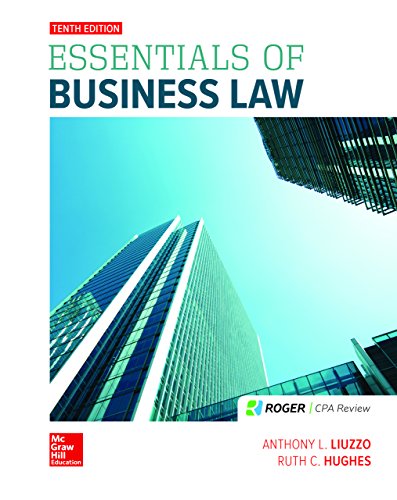 Essentials of Business Law book cover
