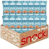 Nut Harvest Sea Salted Whole Cashews 2 25 Ounce Pack Of 16