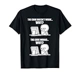 Funny Programmer T-Shirt - Code Works Why Meme Tee T-Shirt