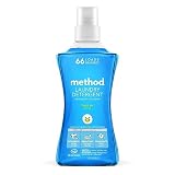 Method Liquid Laundry Detergent, Fresh Air, 66 Loads Per Bottle, Stain Remover, 53.5 Fl Oz (Pack of 1)