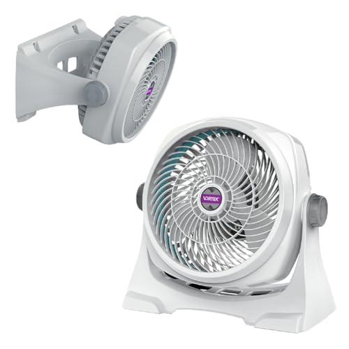 VORTEX Ventilador Piso y Escritorio de 12 pulgadas AFV-1212 | 3 Velocidades | Silencioso y Portátil | Ideal para Hogar y Oficina