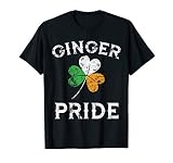 Awesome Ginger Pride St Patricks Day Irish Flag Clover Shirt