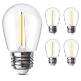 Feit Electric S14 LED Filament Light Bulbs, High Output, 2200K Warm White,…