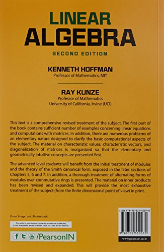 Linear Algebra book cover