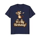 It's My Birthday Dabbing Monkey T-Shirt for Men, Women, Kids T-Shirt