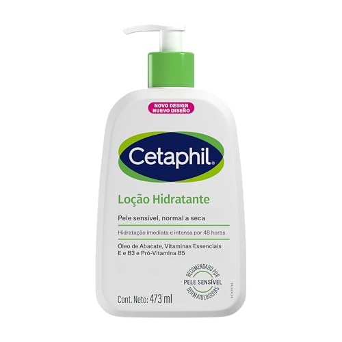 Cetaphil Loção Hidratante Corporal e Facial para Pele Seca e Sensível 473ml