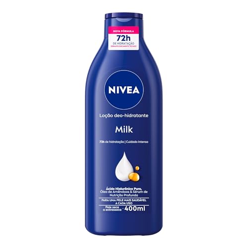 [REC/+ POR - R$5,60] Loção Hidratante NIVEA Milk 400ml, Pele Seca