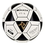 Mikasa FT5 Goal Master Soccer Ball/Foot Volleyball, Black/White, Size 5