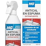HG Espuma Antical Súper Potente para limpiar la mampara del baño de cal