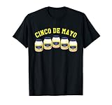 5 Mayonnaise Jars Funny Cinco De Mayo T Shirt