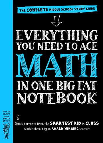 Everything You Need to Ace Math in One Big Fat Notebook: The Complete Middle School Study Guide book cover