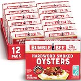 Bumble Bee Hot Spicy Hardwood Smoked Oysters 3 75 Oz Tin Pac