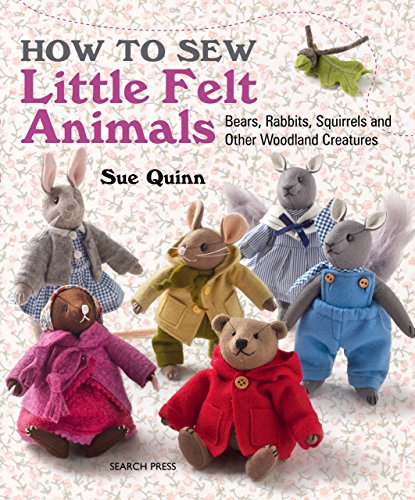 How to Sew Little Felt Animals book cover