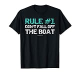 Funny Cruise Shirts Rule 1 Don T Fall Off The Boat Shirt T S