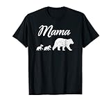 Mama Bear T Shirt With Two Cubs Twin Mom T Shirt