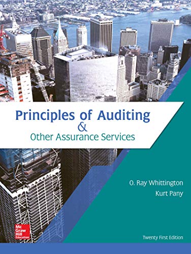 Principles of Auditing and Other Assurance Services book cover