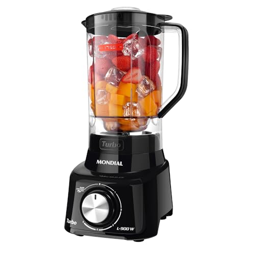 MONDIAL Liquidificador Turbo Full, Preto, 900W, 220V - L-900 FB