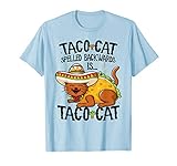 Cute Cat Tshirt, Tacocat Spelled Backwards is Taco Cat Shirt T-Shirt