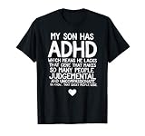 Adhd Son Parent S Quote For Mom Dad Awareness Month T Shirt