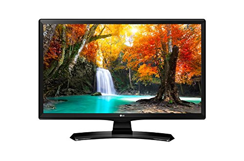 LG 24TK410V-PZ Monitor TV LED 23.6 pollici, 16:9, HD Ready, T2 / HEVC, Nero