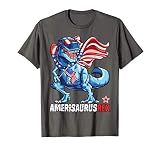 Dinosaur 4Th Of July Boys Girls Men Amerisaurus T Rex Funny