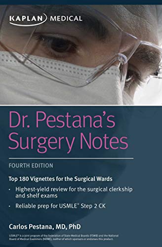 Dr. Pestana's Surgery Notes: Top 180 Vignettes for the Surgical Wards book cover