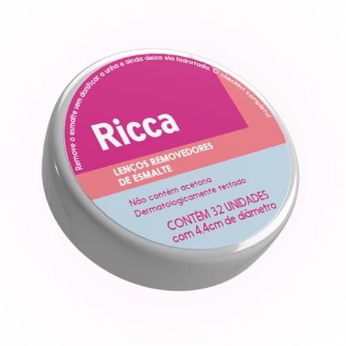 Ricca Lenço Removedor De Esmalte - 32 Unidades