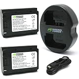 Wasabi Power Battery (2-Pack) and Dual USB Charger for Sony NP-FZ100, BC-QZ1 and Sony FX3, a1, a9, a9 II, a7C, a7R III, a7R IV, a7S III, a7 III, a7 IV, a6600 (KIT-BB-FZ100-02)