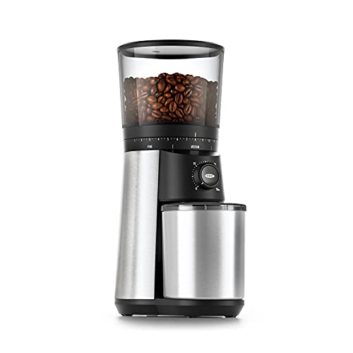 OXO Brew Conical Burr Coffee Grinder, Silver