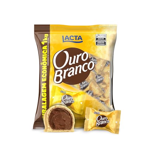 [REC | +POR- | R$ 44,10] Wafer Lacta Ouro Branco Chocolate Branco 1kg