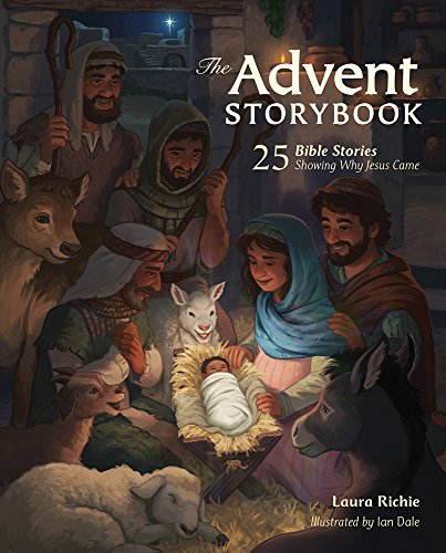 The Advent Storybook: 25 Bible Stories Showing Why Jesus Came book cover