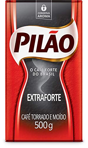 [5unid | REC | +POR- | R$ 18,74/cada] REC Café Pilão Extraforte Moído 500g