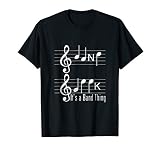 Band Geek Music Notes Funny T-Shirt T-Shirt