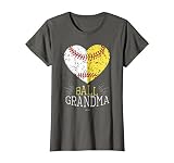 Cute Mom Funny Baseball T Shirt Ball Grandma Softball Gifts