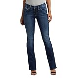 Silver Jeans Co. Suki Mid Rise Curvy Fit Slim Bootcut Jeans