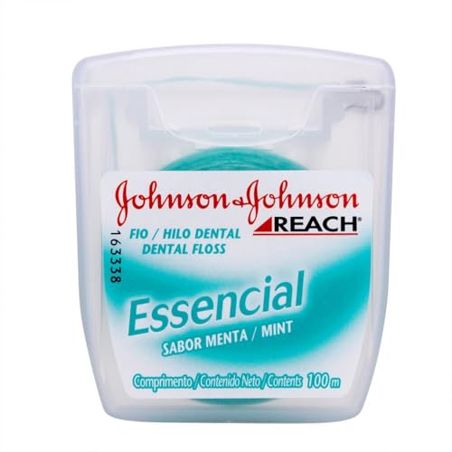 [3unid | REC | +POR- | R$ 6,91/cada] Fio Dental Reach Essencial, 100m, Menta, 1 Unidade