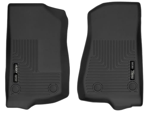 Husky Liners X-act Contour Floor Mats, 2018-2026 Jeep Wrangler JK/JL & 2020-2026 Gladiator, Front Row, 2-pc Black (54531)